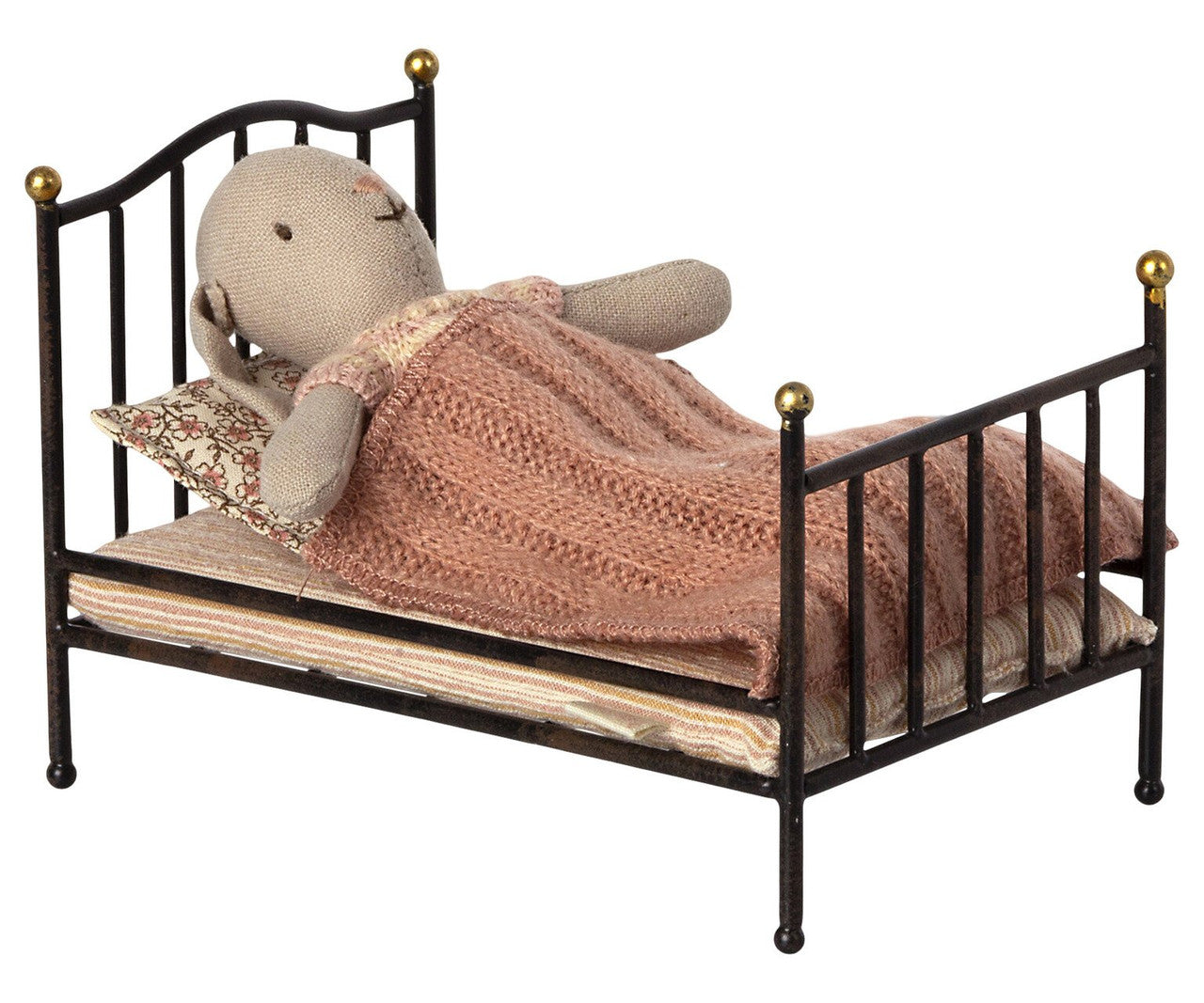 Vintage Bed, Mouse - Anthracite