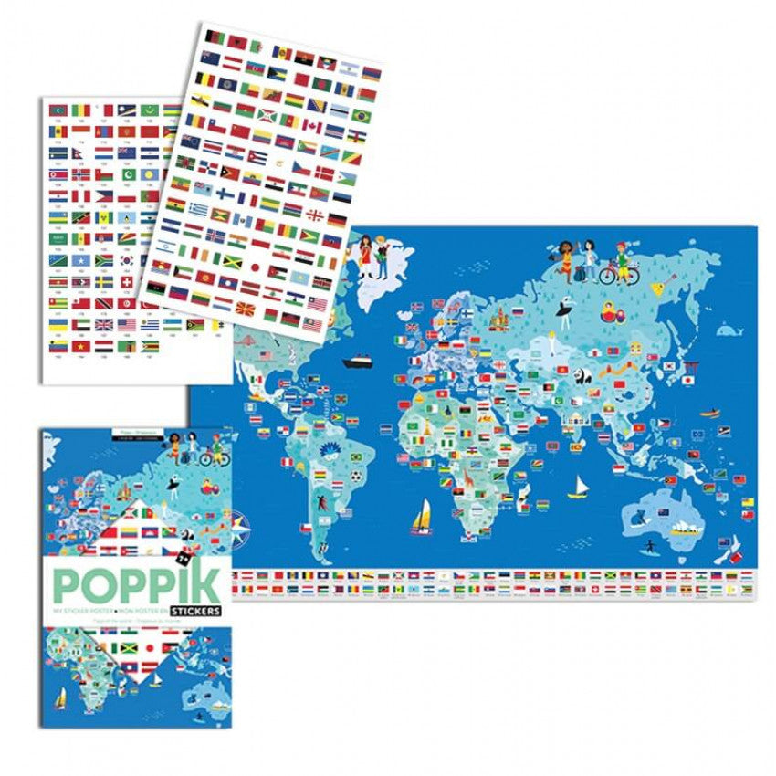 Flags - Poster + Stickers