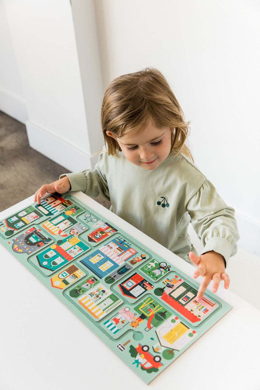 Around Town Follow + Spot Puzzle - 10 pcs