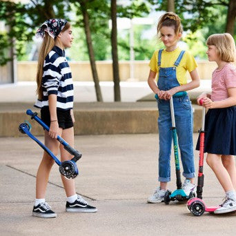 Micro Maxi Foldable LED Scooter - Petrol G