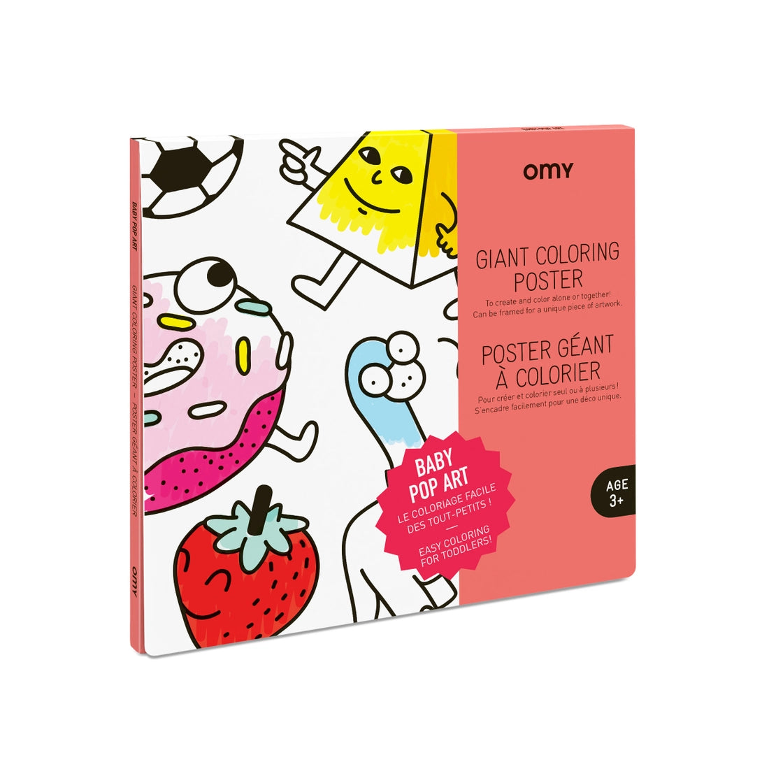 Giant Coloring Poster Folded Baby Pop Art