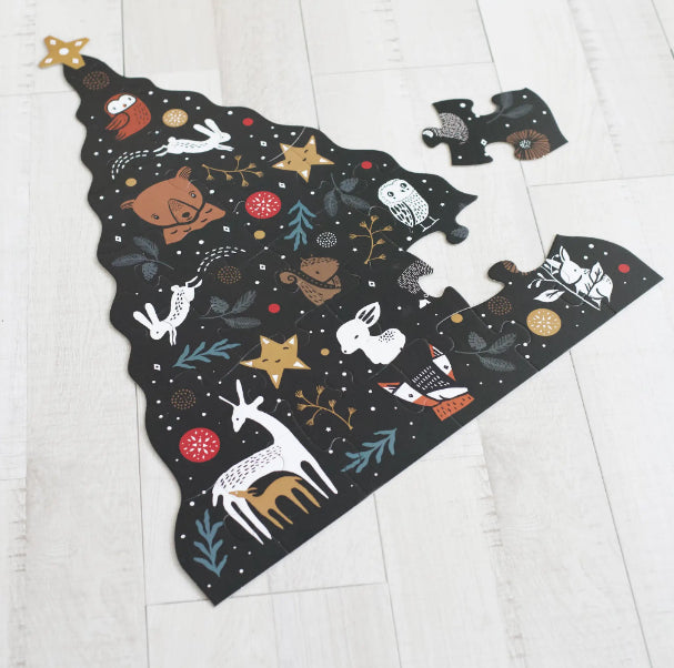 Christmas Tree Floor Puzzle - 24 pcs