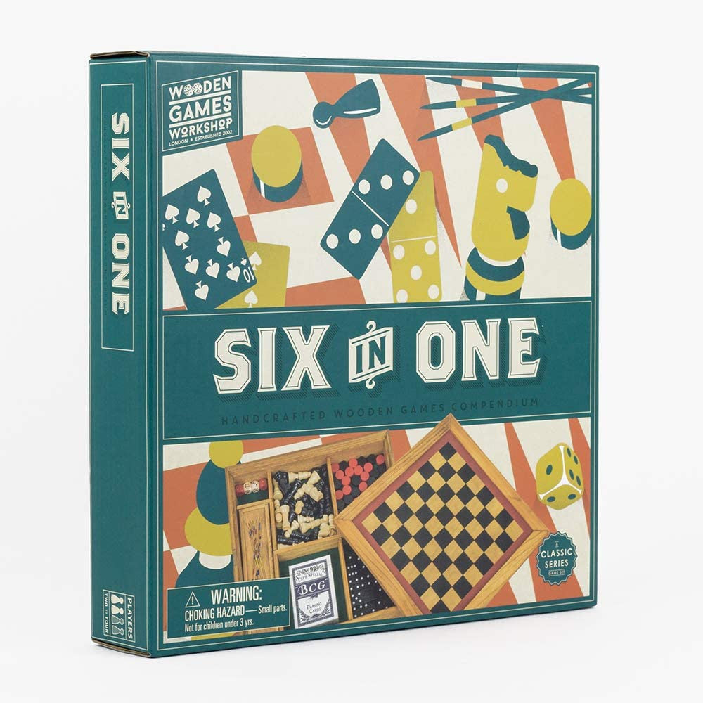 Six in One Wooden Games