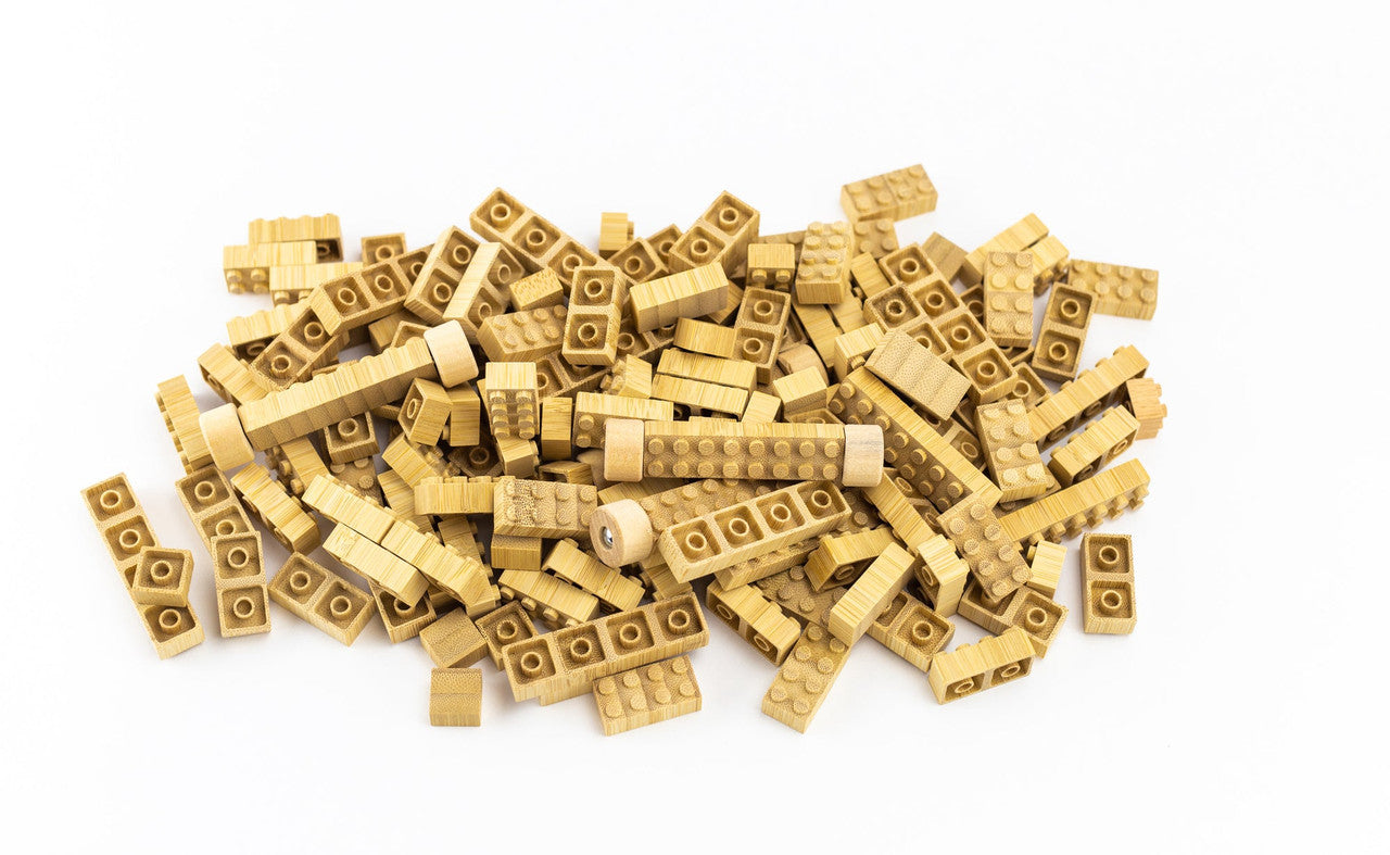 Eco-bricks- 145 Piece Bamboo