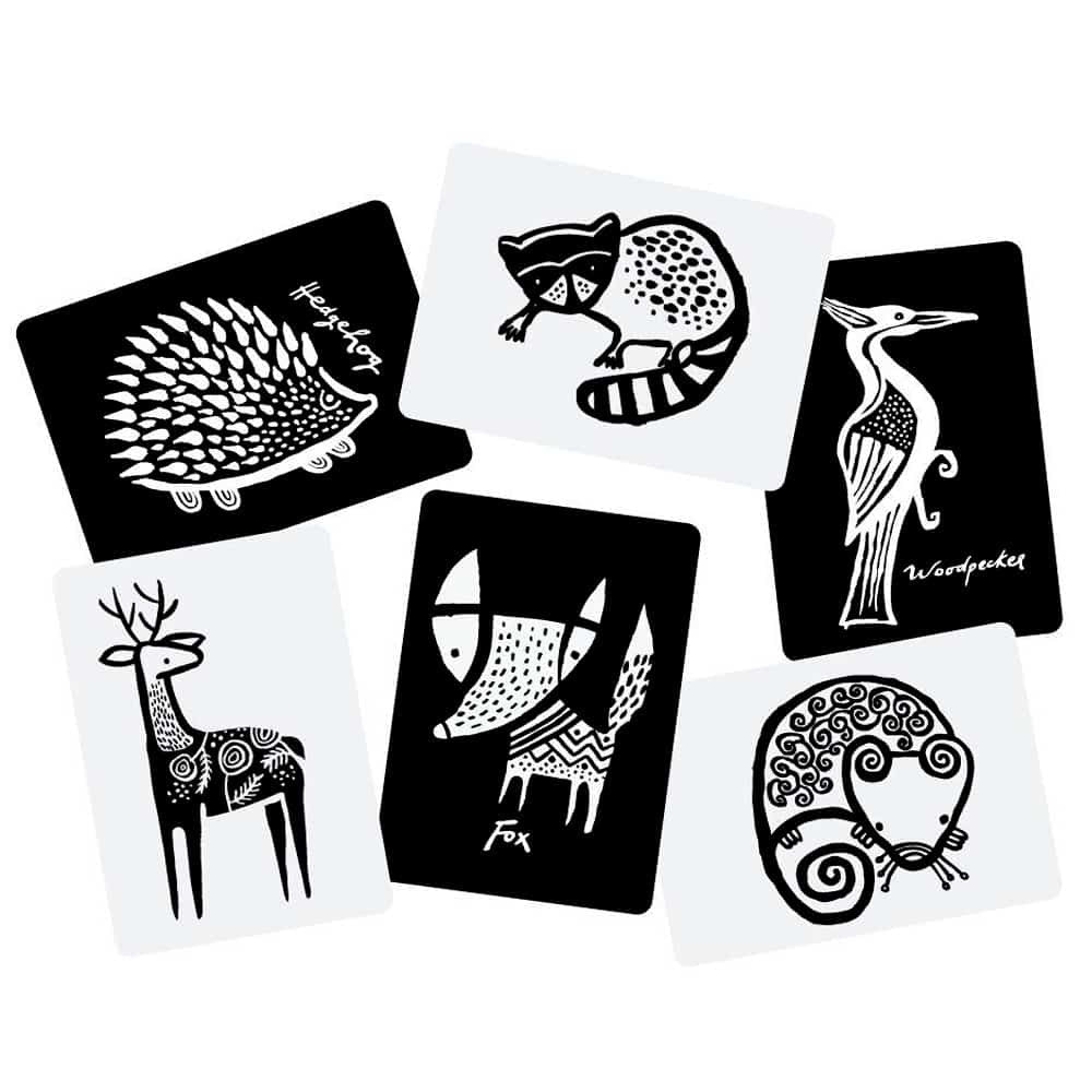 Art Cards For Baby Woodland