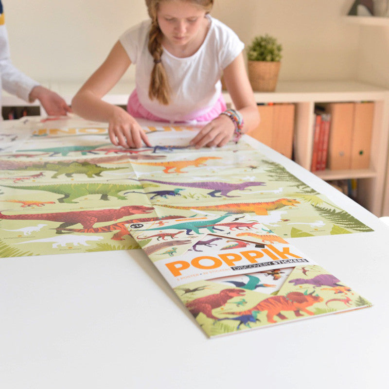 Dinosaurs - Poster + Stickers