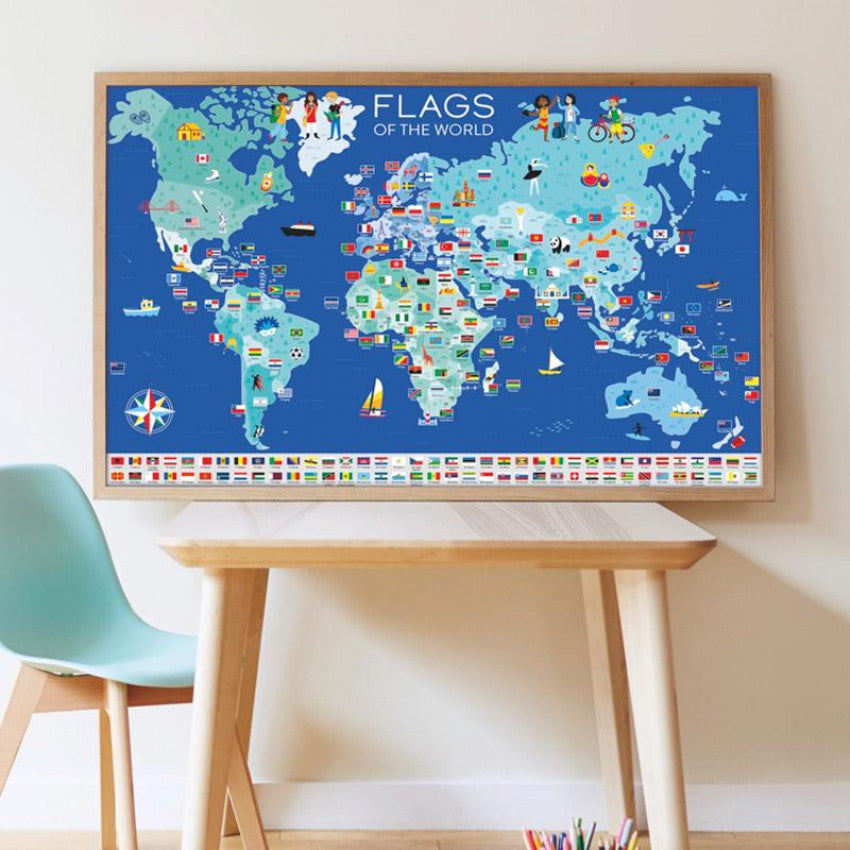 Flags - Poster + Stickers