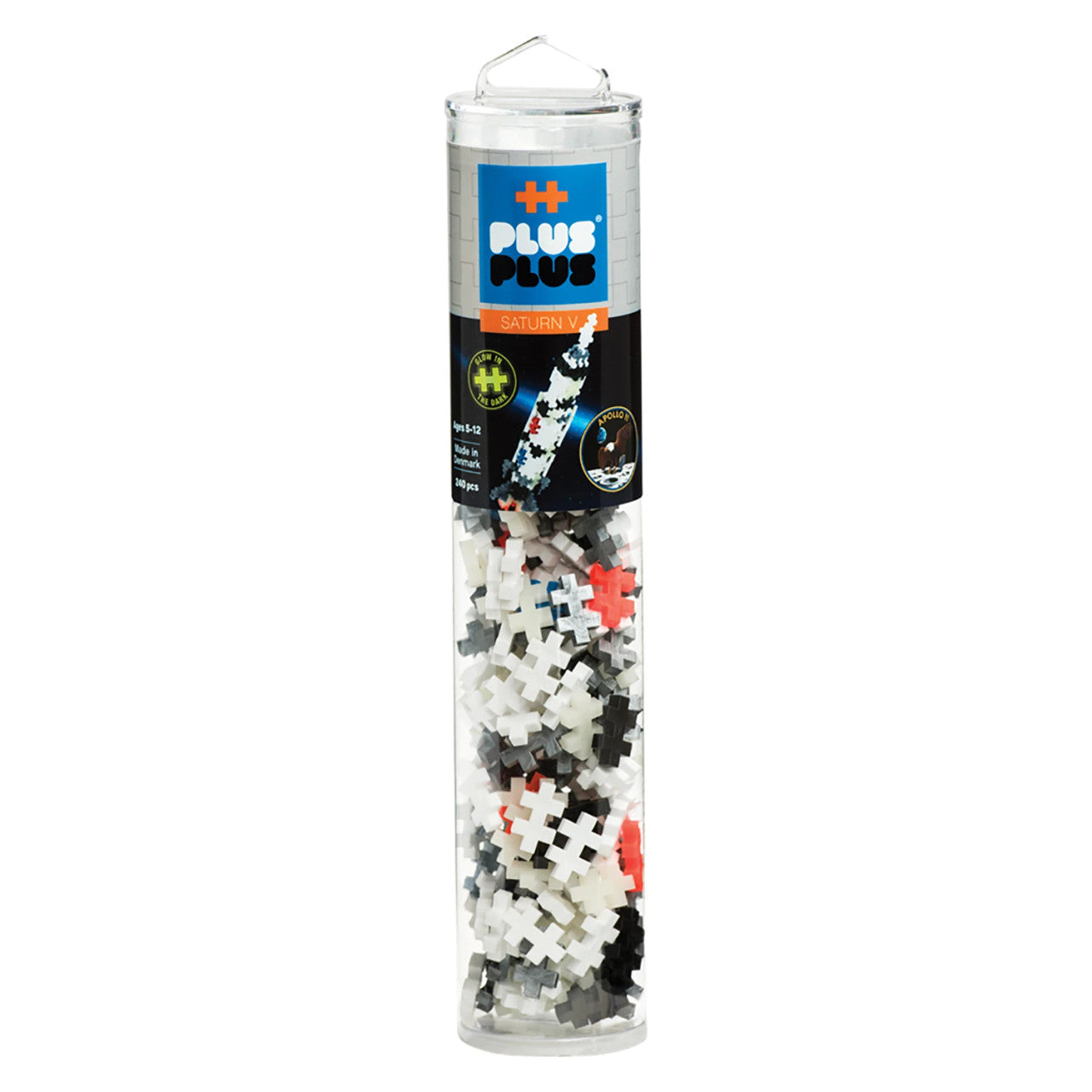 Puzzle Blocks Tube - 240 pc Saturn V Rocket