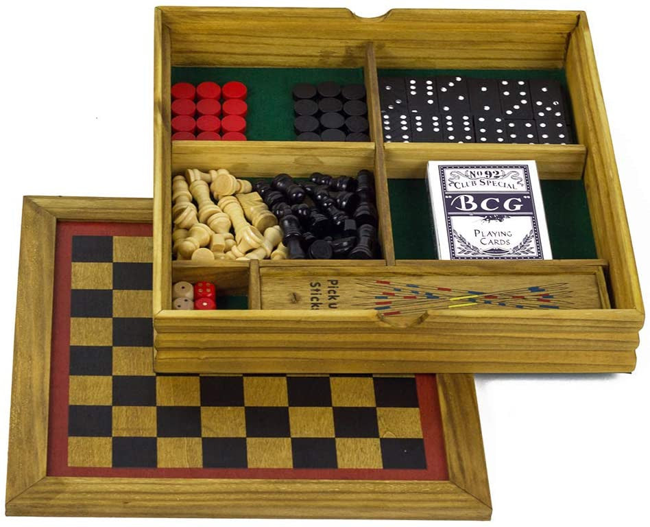 Six in One Wooden Games