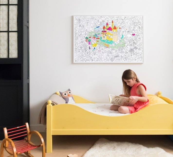 Giant Coloring Poster Folded Magic