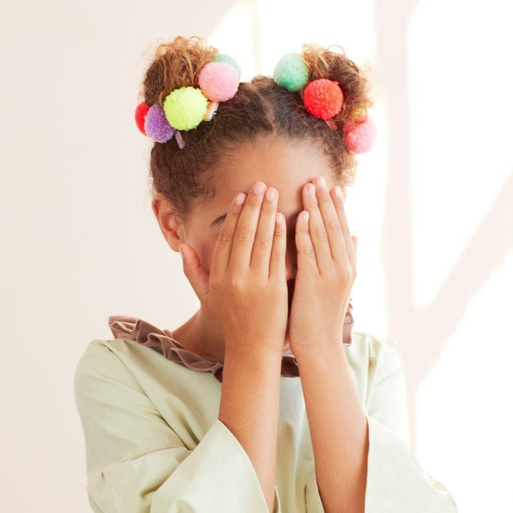 Pompom Unicorn Hair Clips