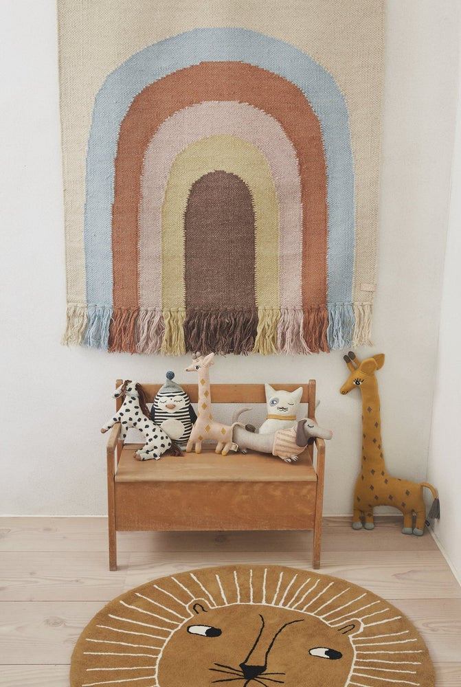 Follow The Rainbow Wall Rug - Multi