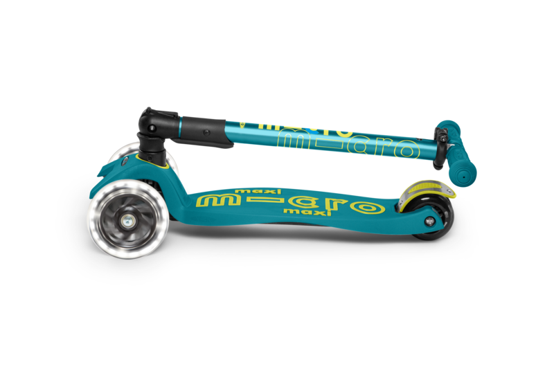 Micro Maxi Foldable LED Scooter - Petrol G