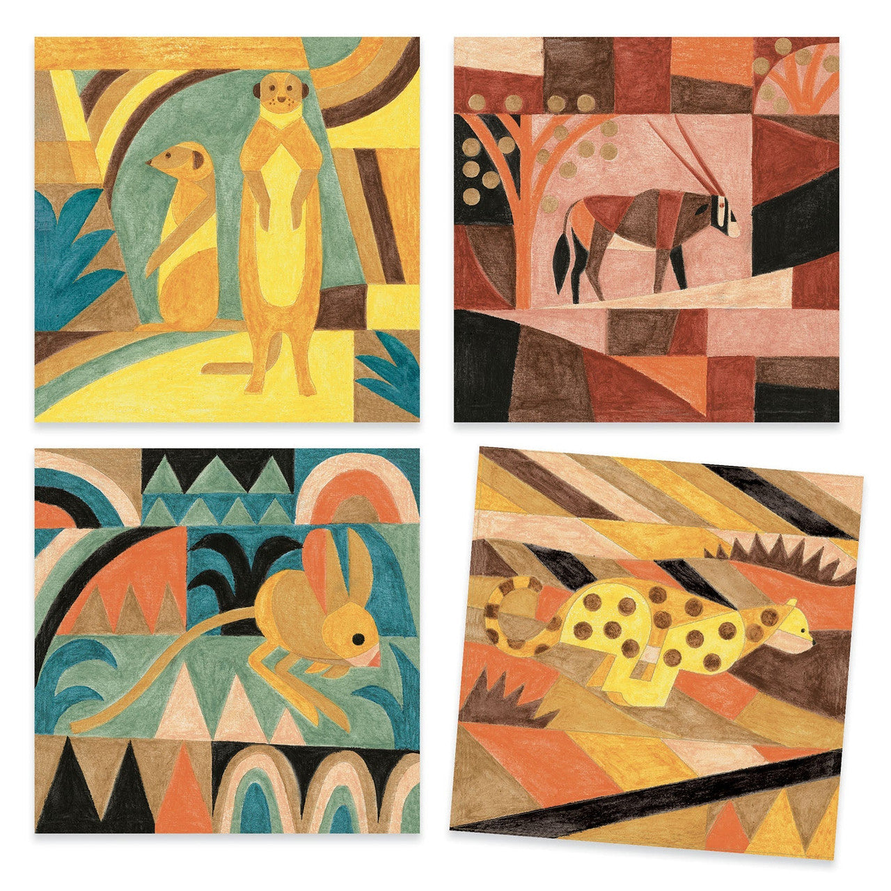Inspired By Paul Klee- Watercolour Wax Crayons
