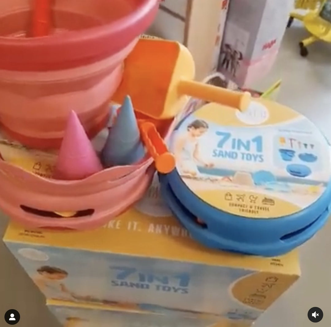 7-in-1 Sand Toy Set - Blue
