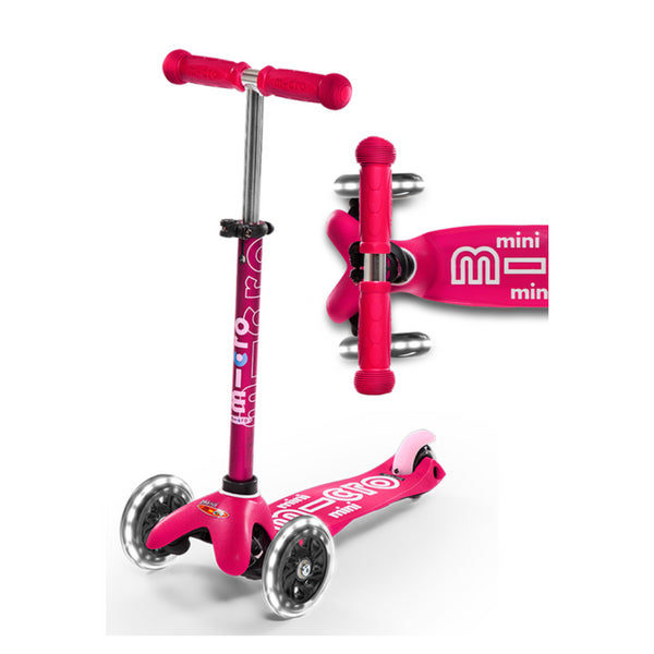 Micro Mini LED Scooter - Pink