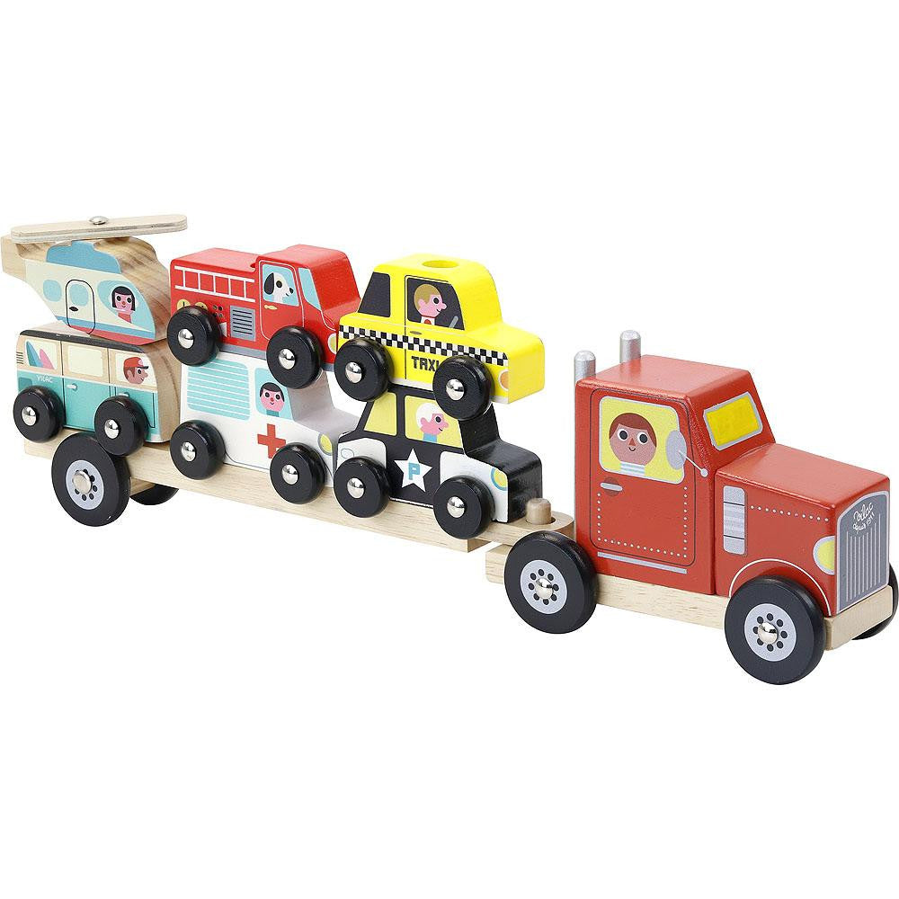 Truck Trailer with Vehicles