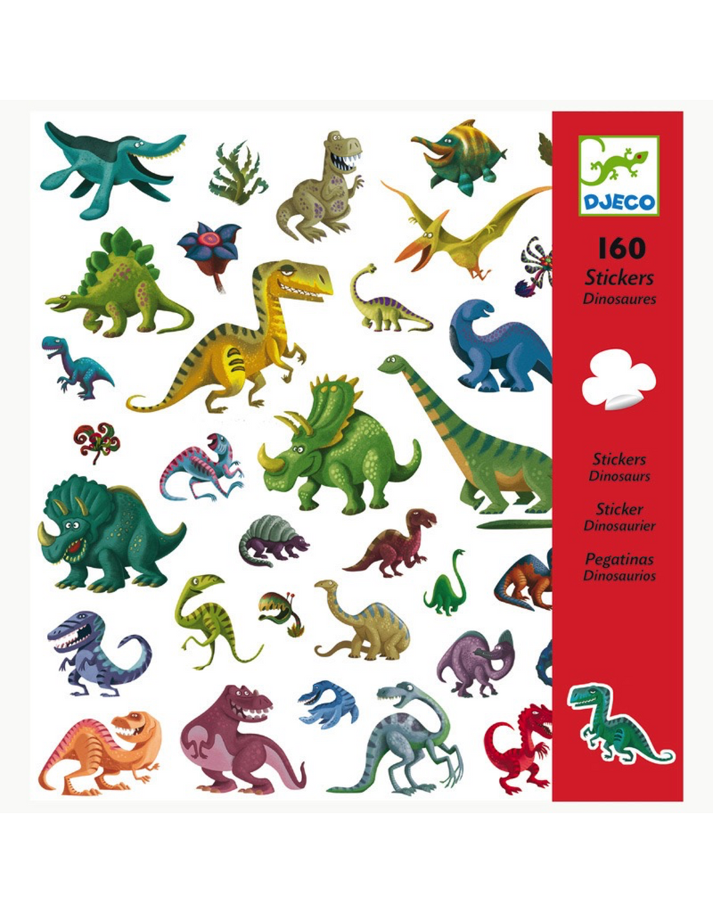 160 Stickers Dinosaurs