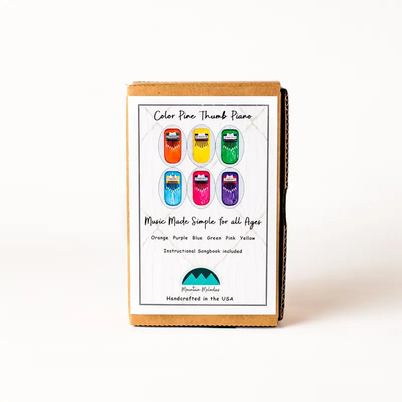 Color Pine Thumb Piano Blue