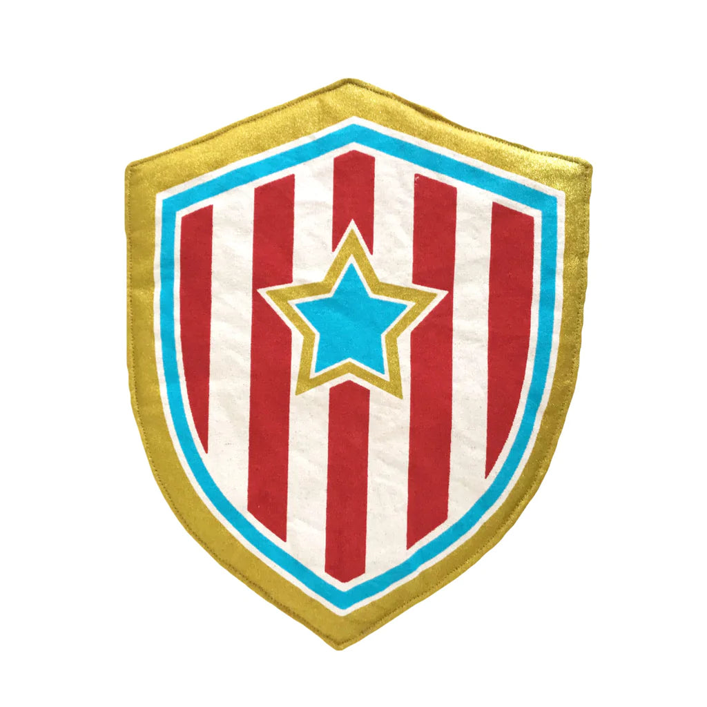 Red and Blue Hero Shield