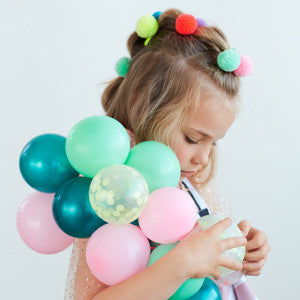 Pompom Unicorn Hair Clips