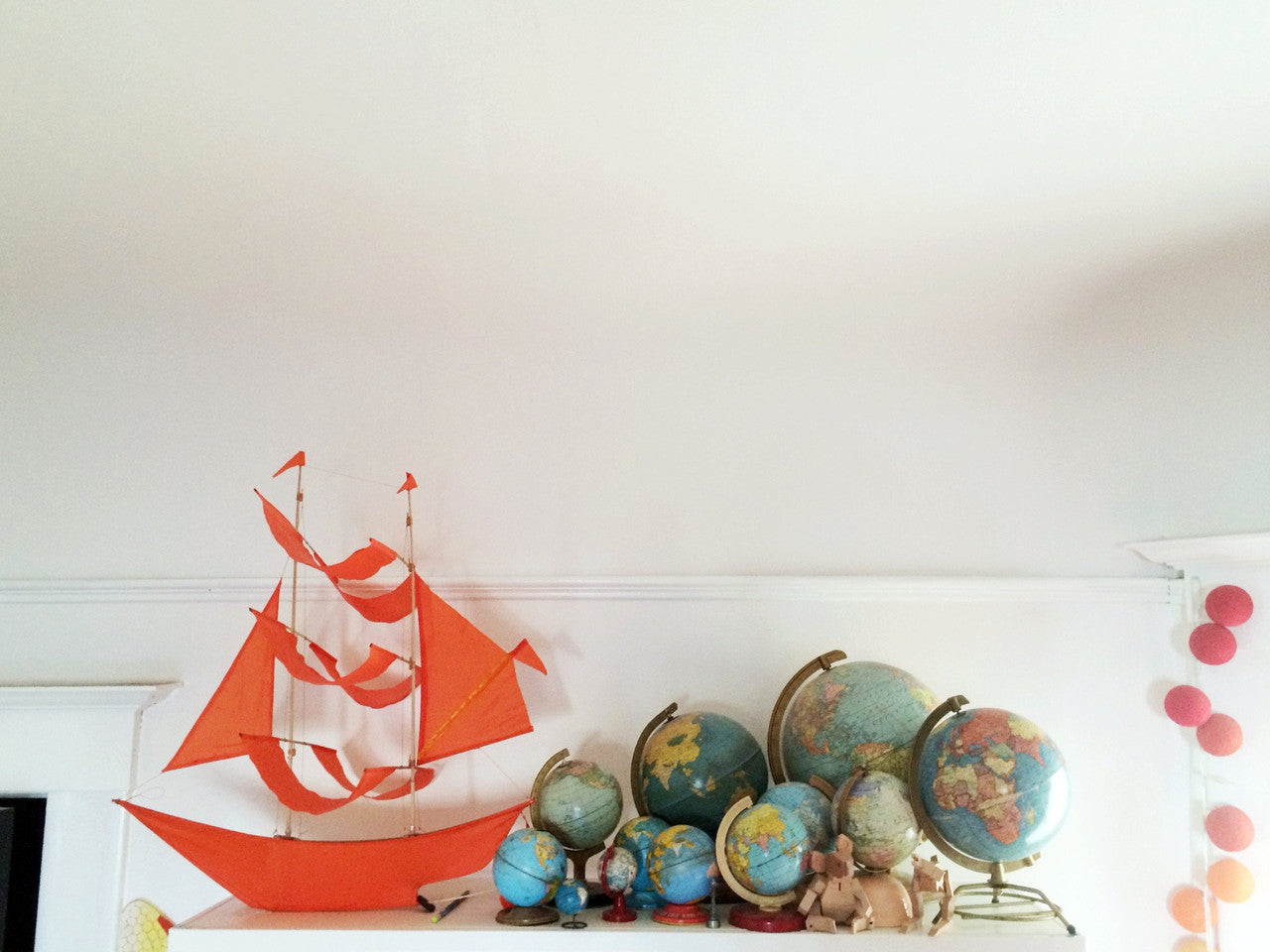 Sailing Ship Kite - Flame