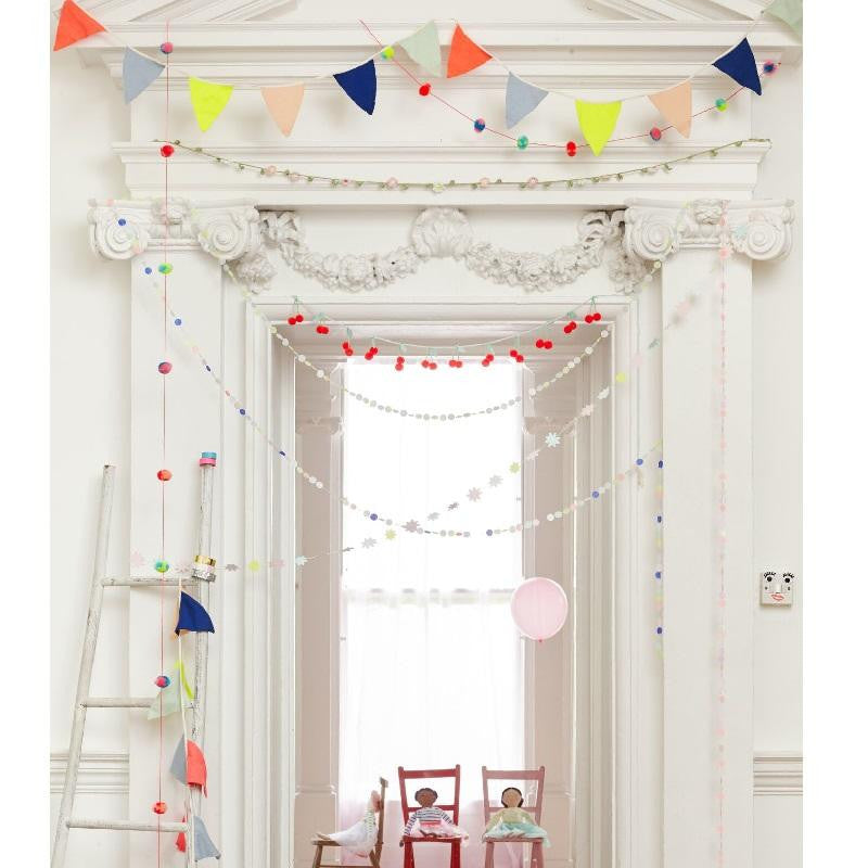 Blue Knitted Bunting