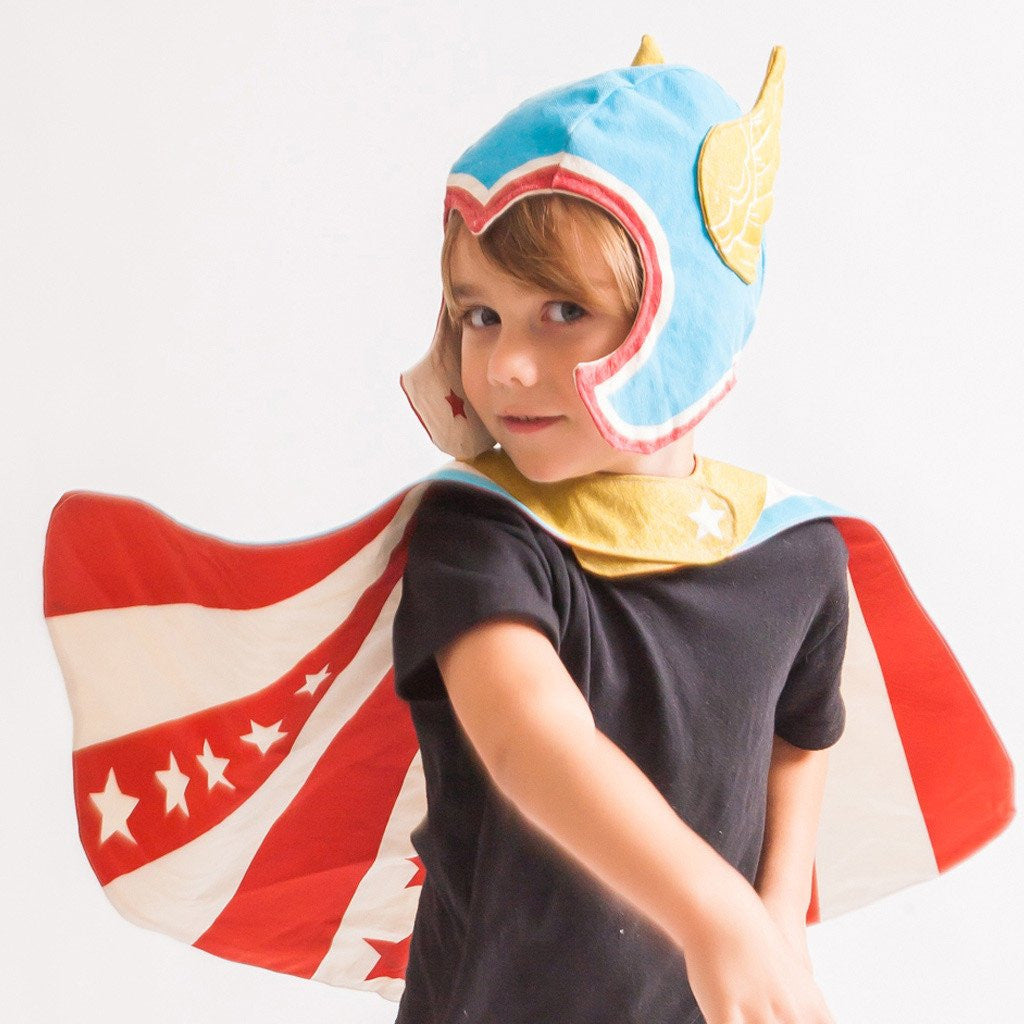 Hero Cape Reversible Blue