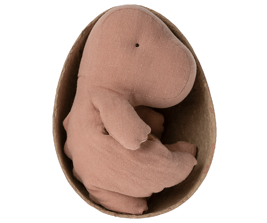 Gantosaurus In Egg Old Rose - Small