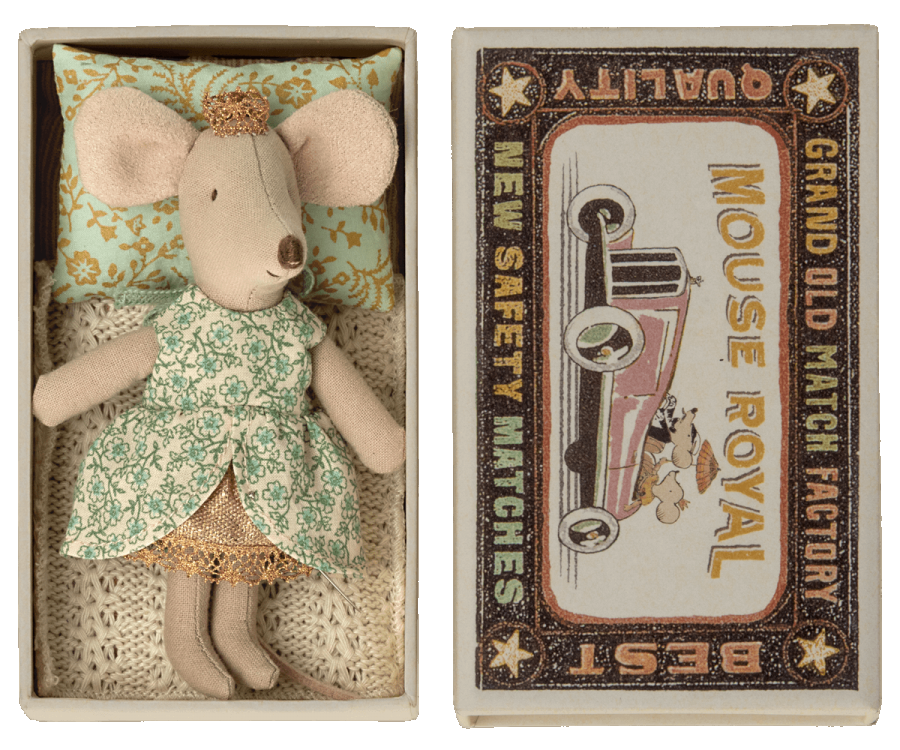 Princess Mouse, Little Sister Matchbox - Green