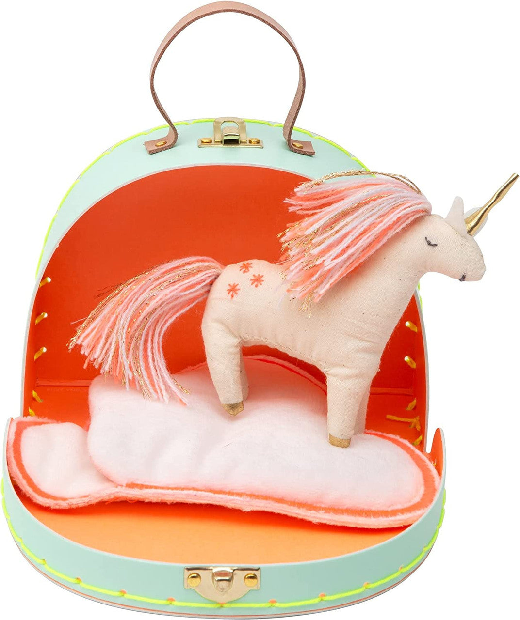 Unicorn Mini Suitcase Doll