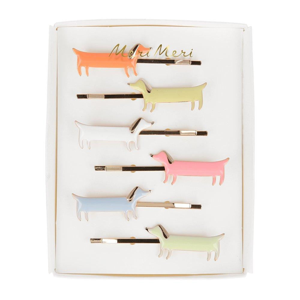 Hairclips Sausage Dog Enamel