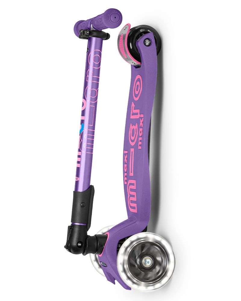 Micro Maxi Foldable LED Scooter - Purple