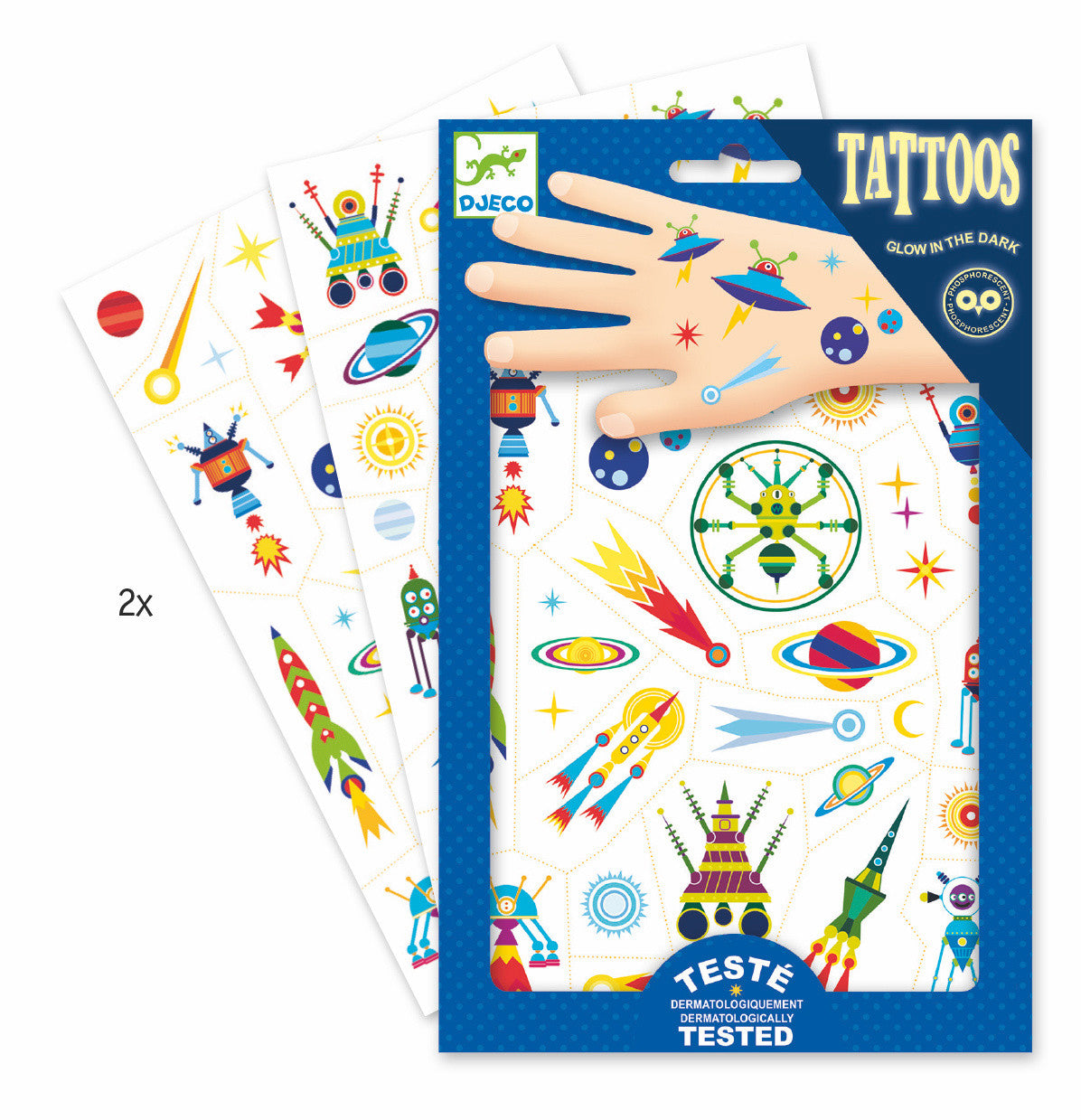 Tattoos Space Oddity - Glow in the Dark